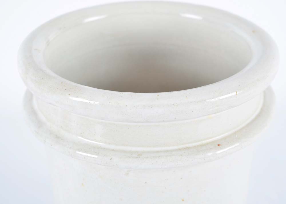 Stoneware Crock Filled with Wooden Kitchen Tools