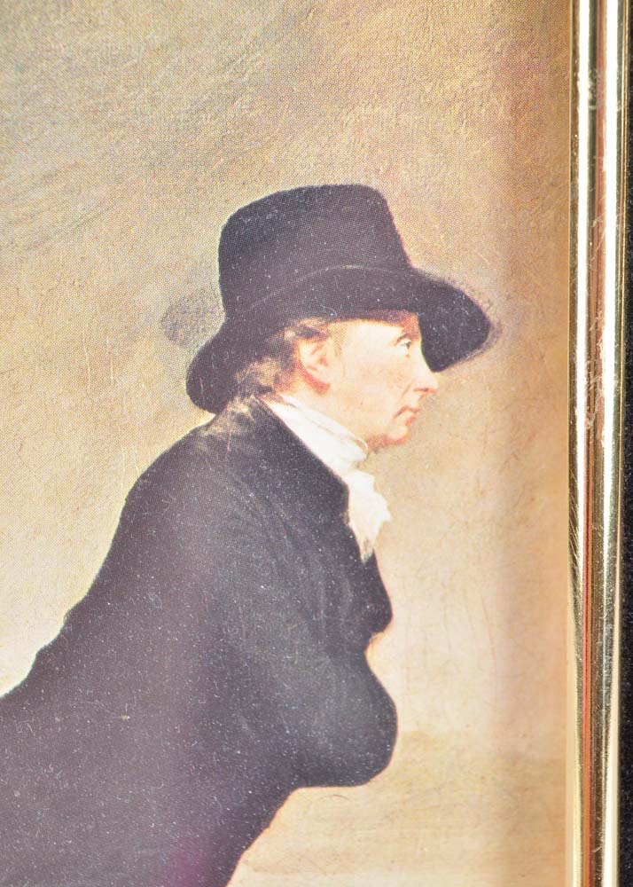 "The Skating Minister" Offset Lithograph