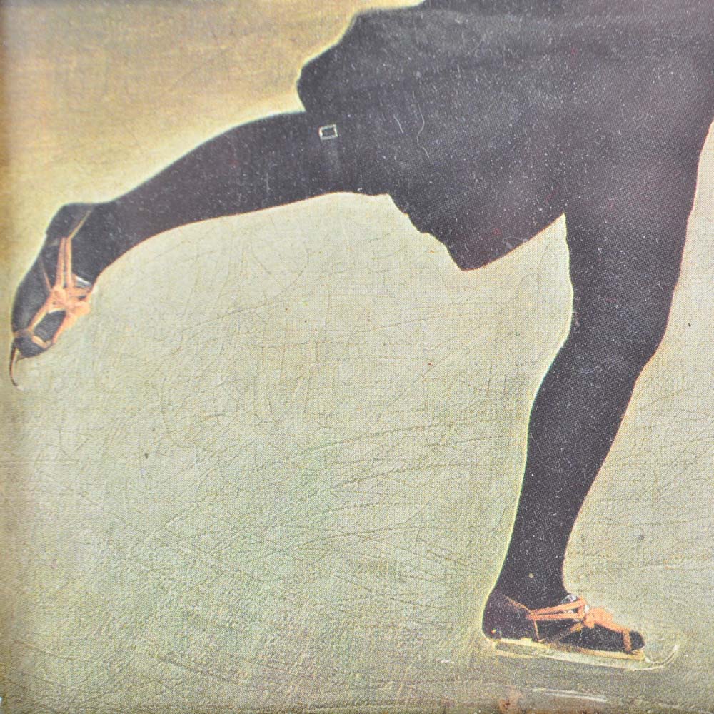 "The Skating Minister" Offset Lithograph