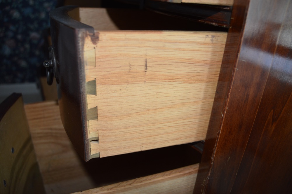 Vintage Wood Desk and Chair