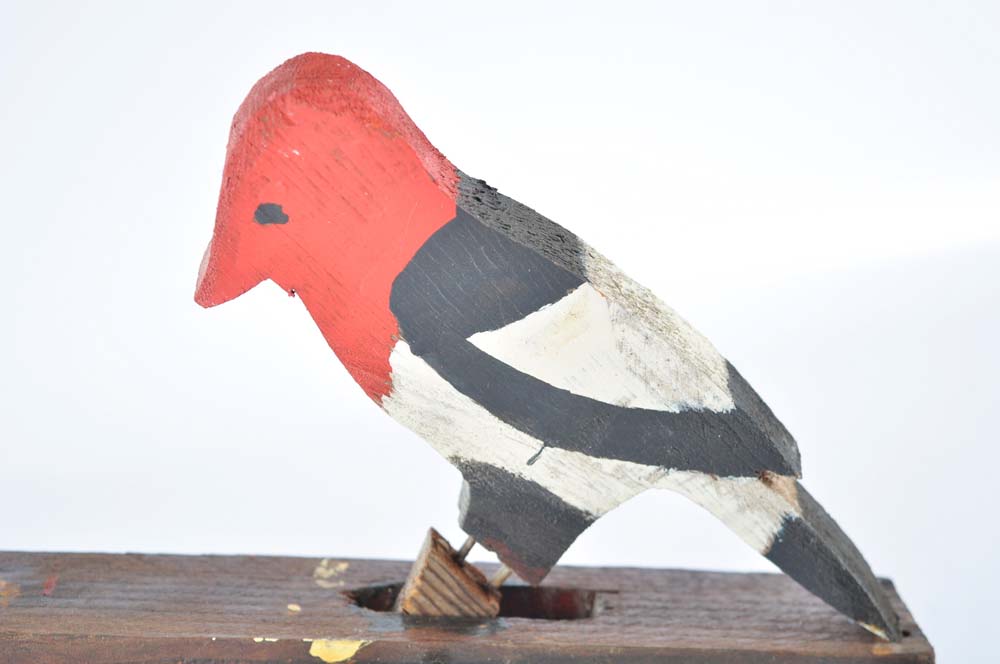 Primitive Woodpecker Door Knocker