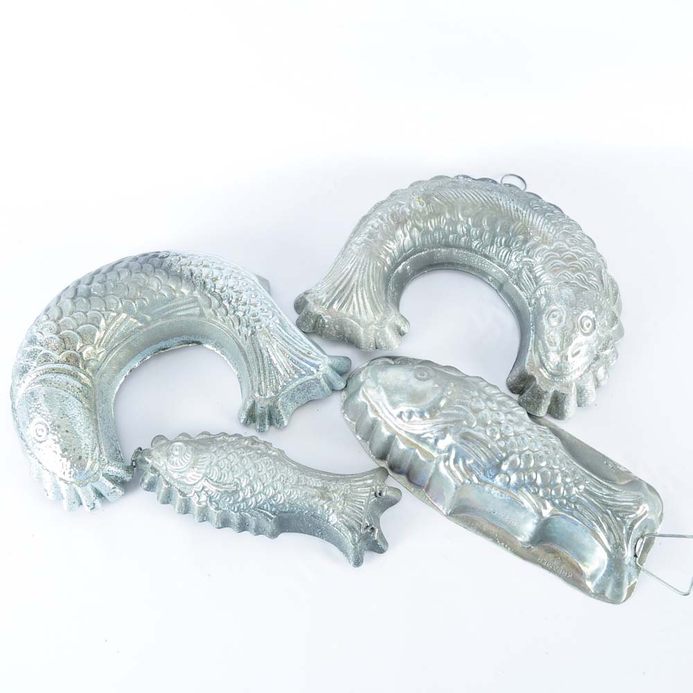 Vintage Fish Molds