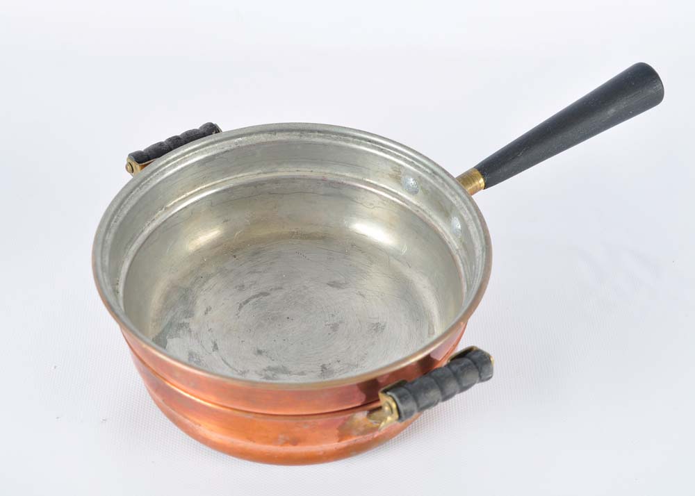 Brass and Copper Chafing Dish