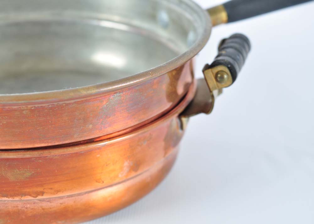 Brass and Copper Chafing Dish