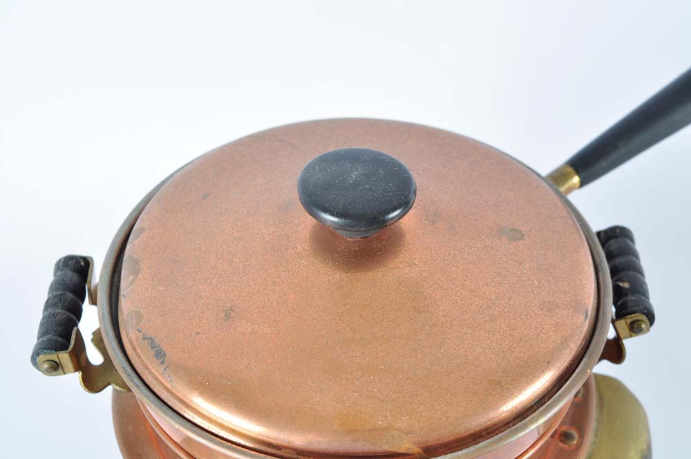 Brass and Copper Chafing Dish