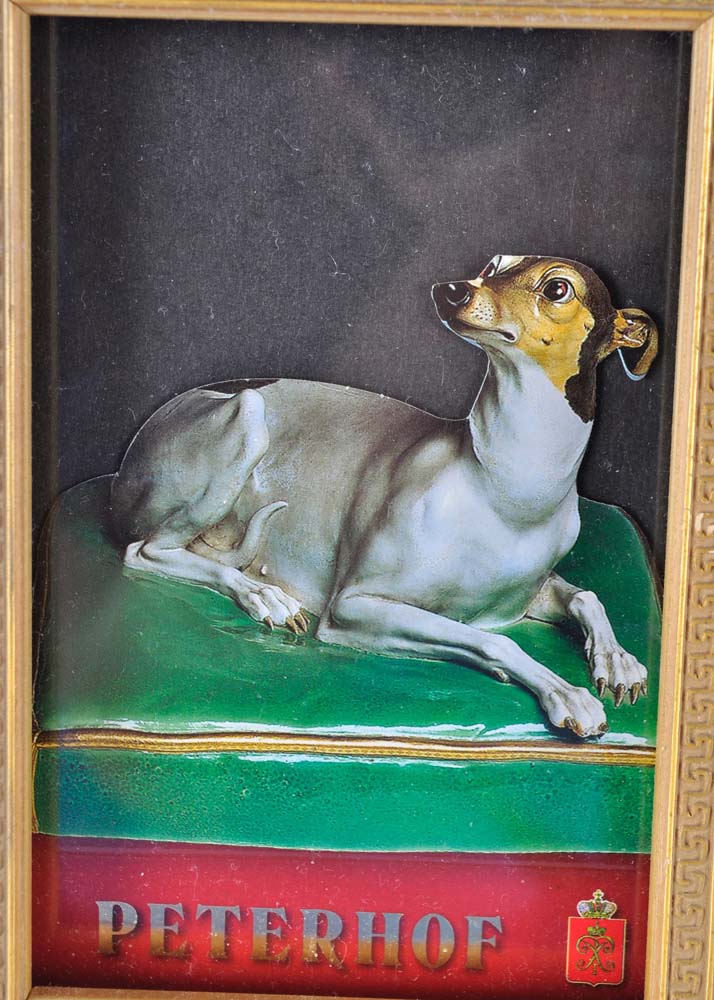 Group of Framed Peterhof Dog Prints