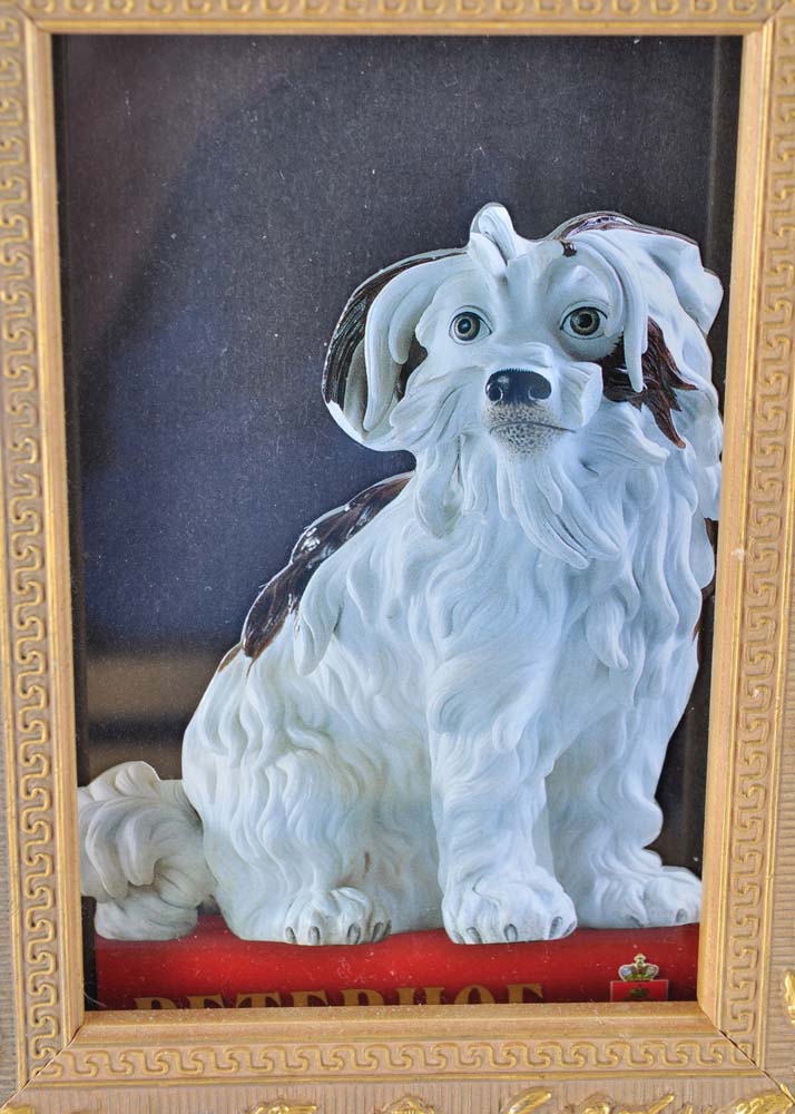 Group of Framed Peterhof Dog Prints