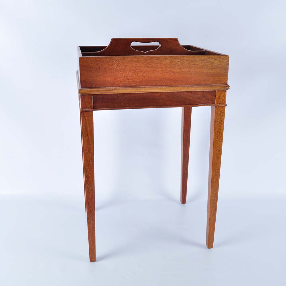 Mahogany Tool Caddy on Stand