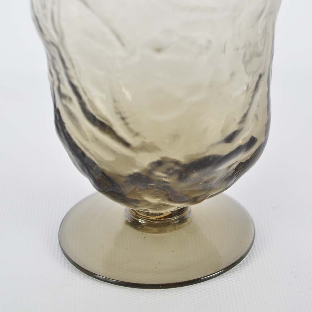 Twelve Smoky Gray Iced Tea Glasses