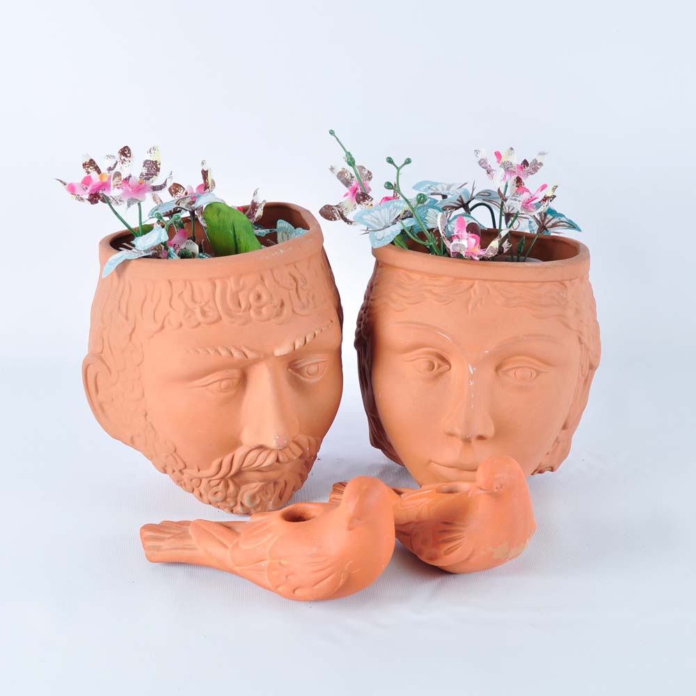 Quartet of Terra Cottta Planters