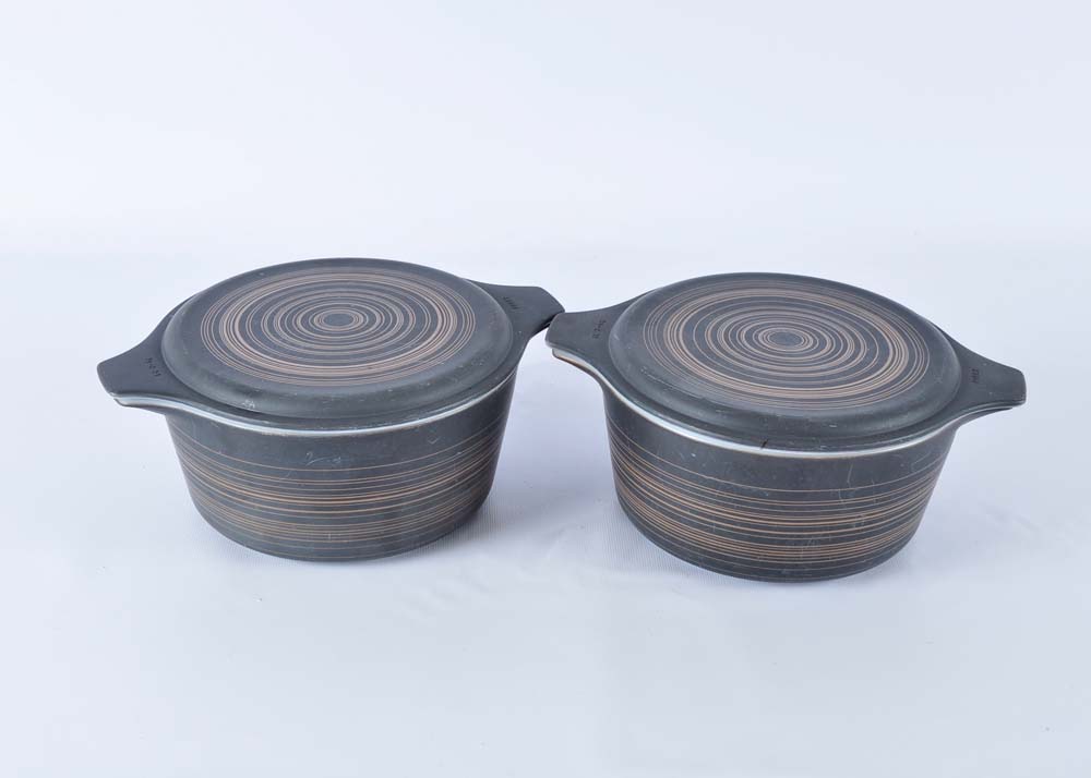 Pyrex "Terra" Covered Casserole Dishes