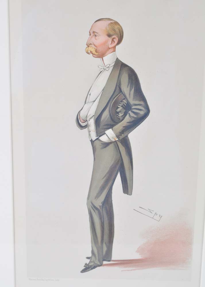 Vanity Fair Spy Framed Offset Lithographs