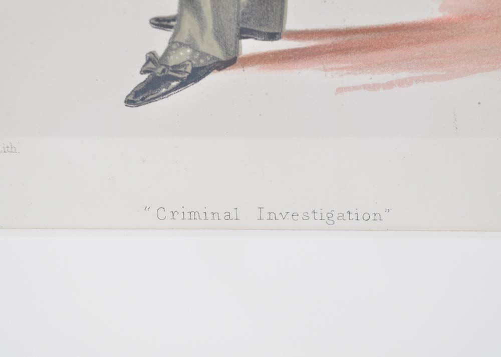 Vanity Fair Spy Framed Offset Lithographs