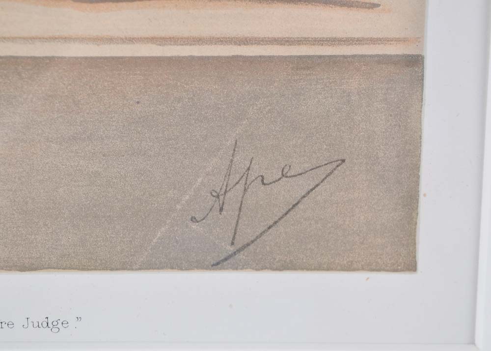 Vanity Fair Spy Framed Offset Lithographs