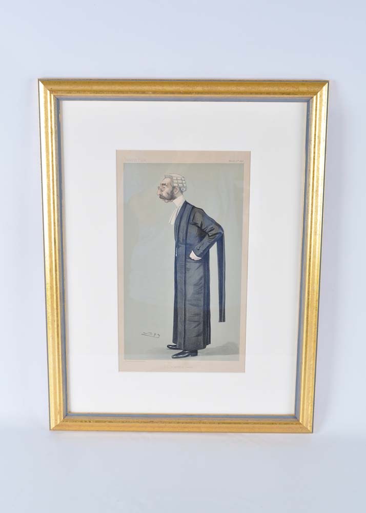 Vanity Fair Spy Framed Offset Lithographs