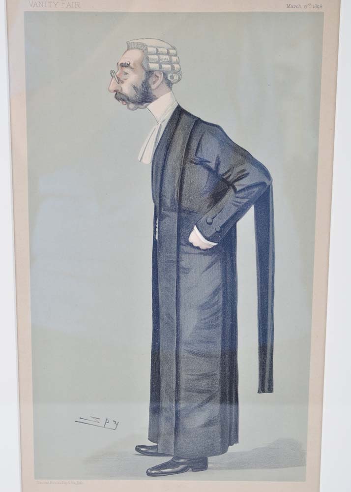 Vanity Fair Spy Framed Offset Lithographs