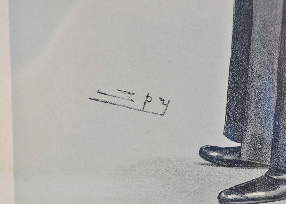 Vanity Fair Spy Framed Offset Lithographs