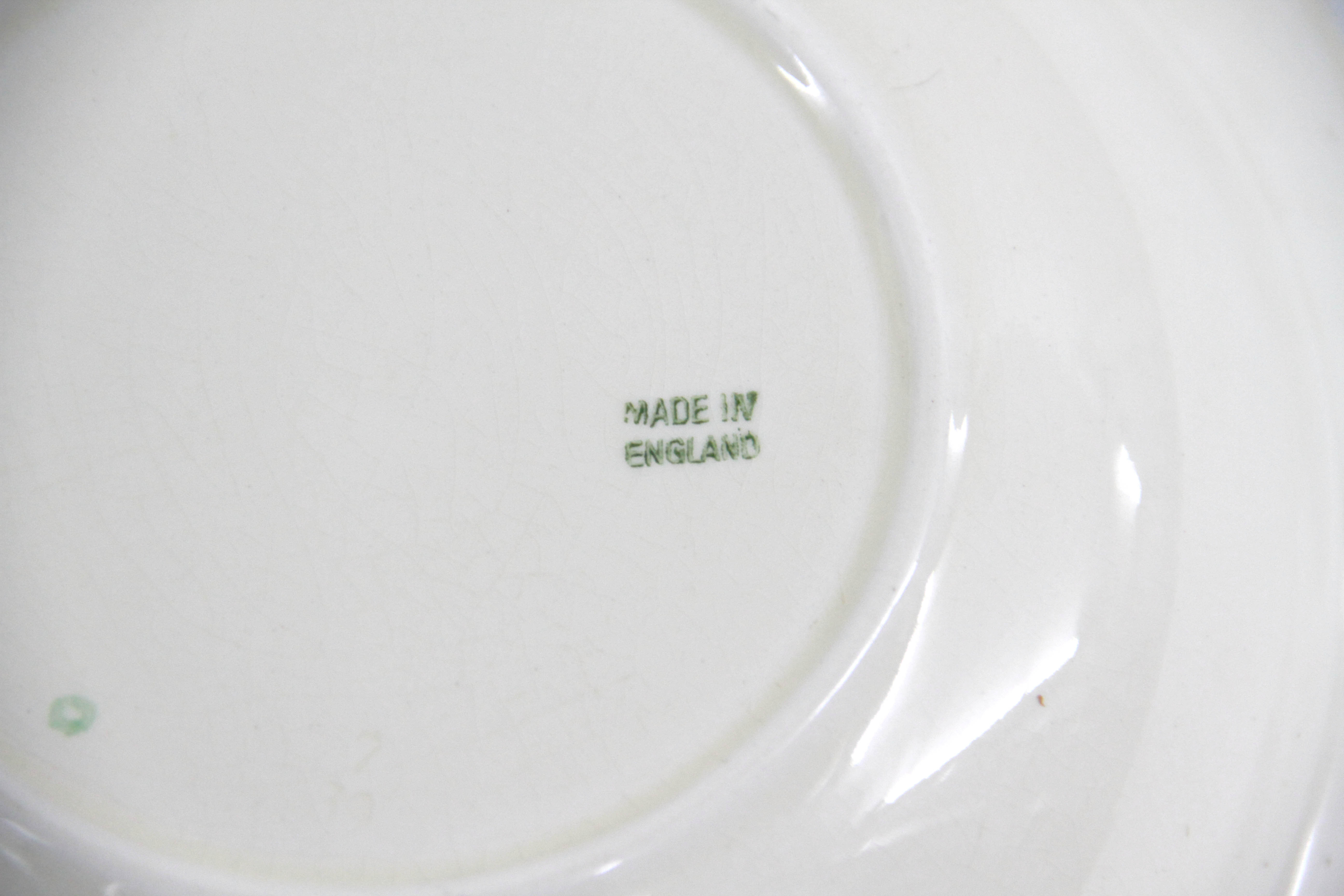 Set of Plates Including Bayreuth Porcelain and Haviland Limoges