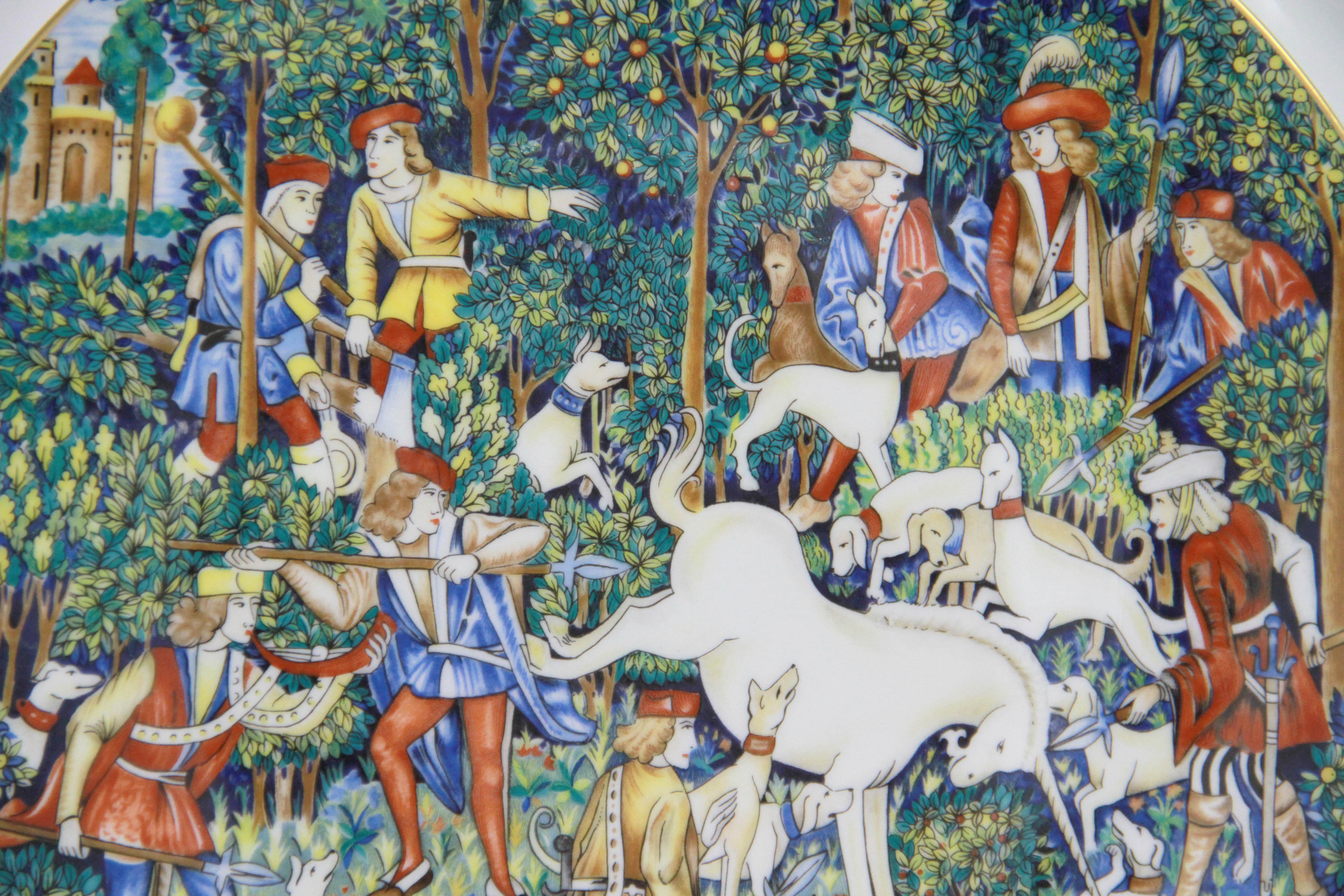 Set of Plates Including Bayreuth Porcelain and Haviland Limoges