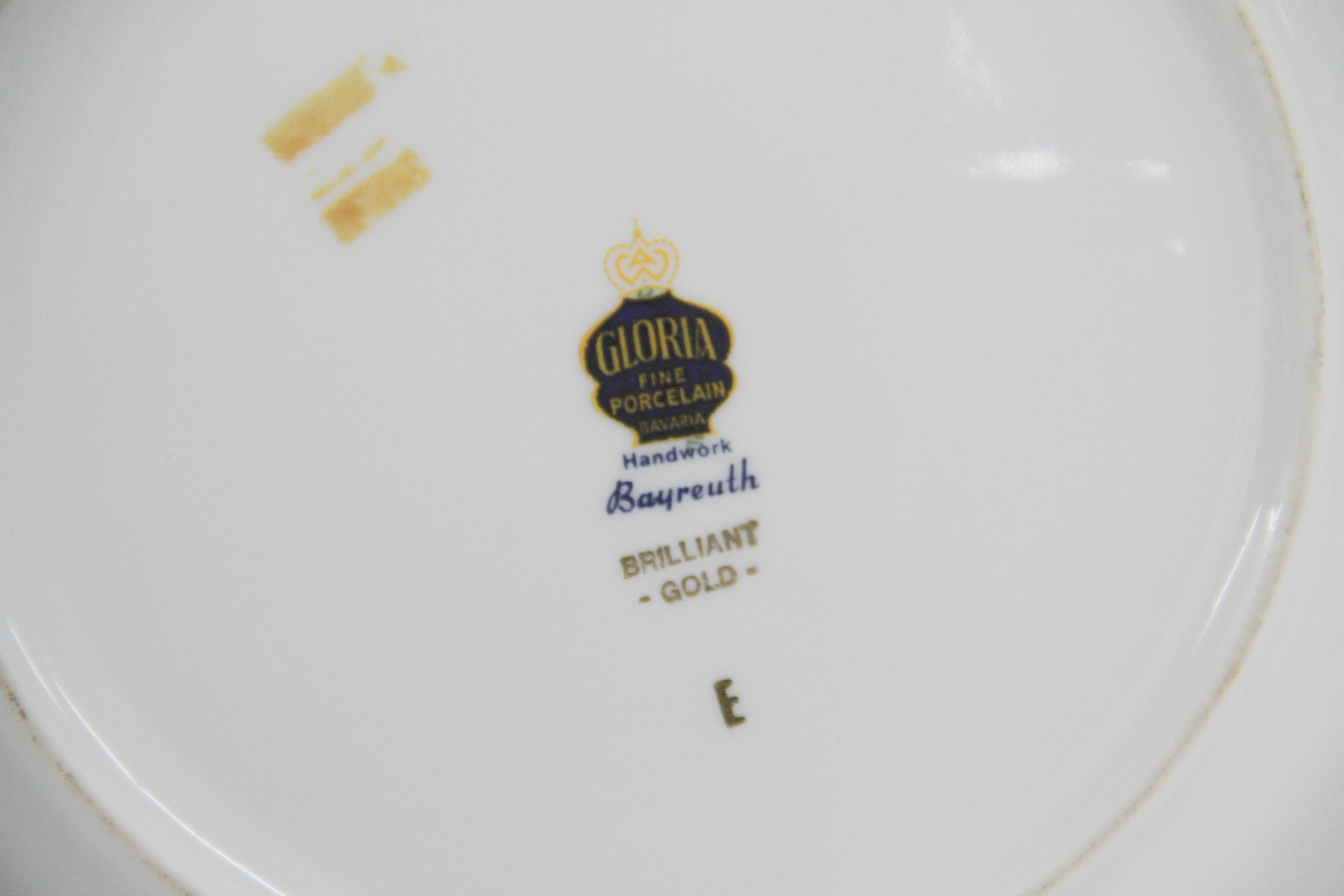 Set of Plates Including Bayreuth Porcelain and Haviland Limoges