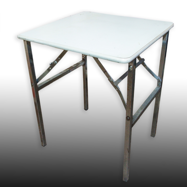 White Folding Table