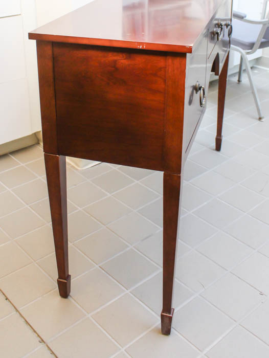 Federal Style Burl Sideboard