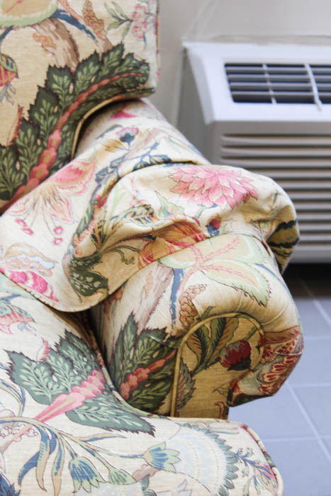 Paisley and Floral Sofa