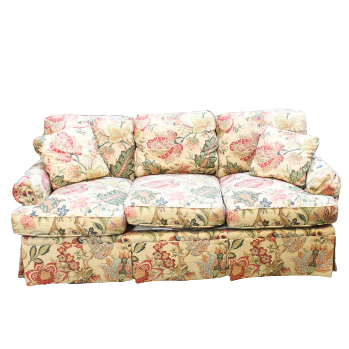 Paisley and Floral Sofa