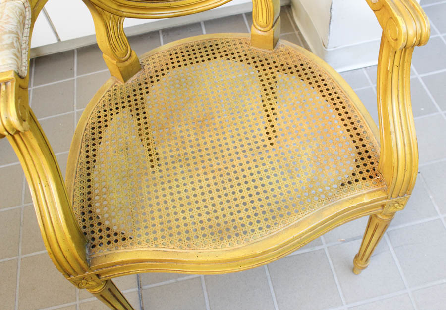 French Provincial Chairs in Marigold