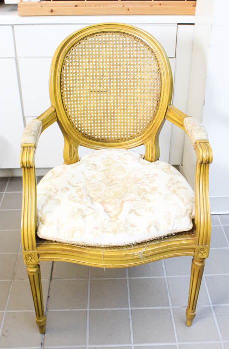 French Provincial Chairs in Marigold