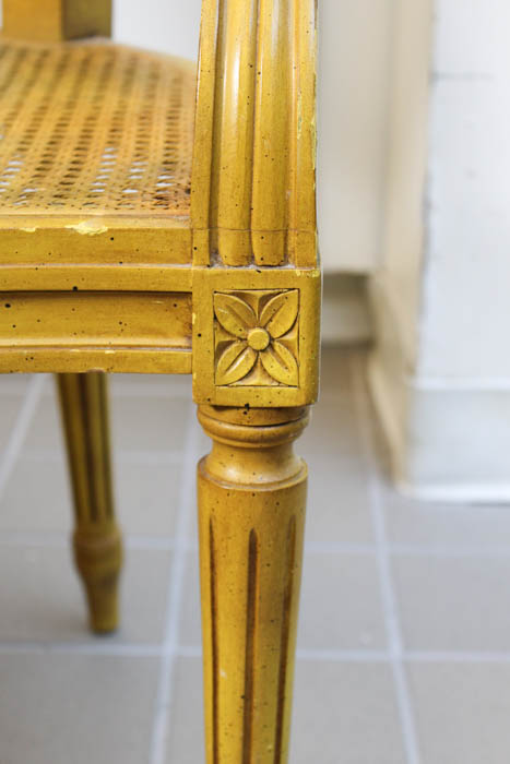 French Provincial Chairs in Marigold