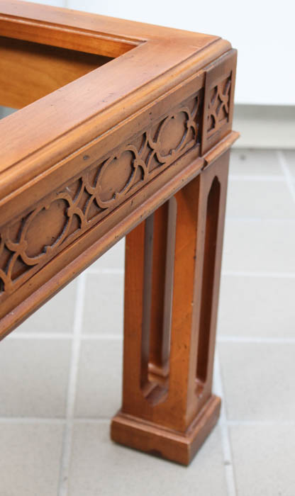 Maple Coffee table with Glass Inserts