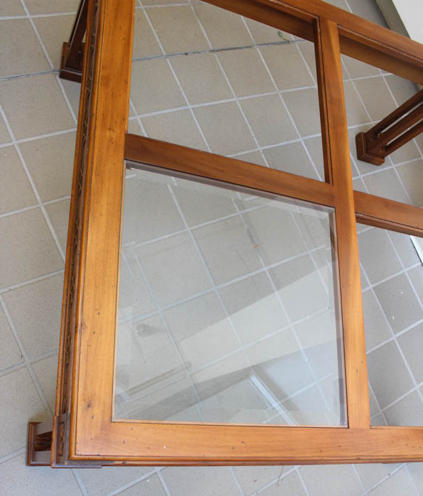 Maple Coffee table with Glass Inserts