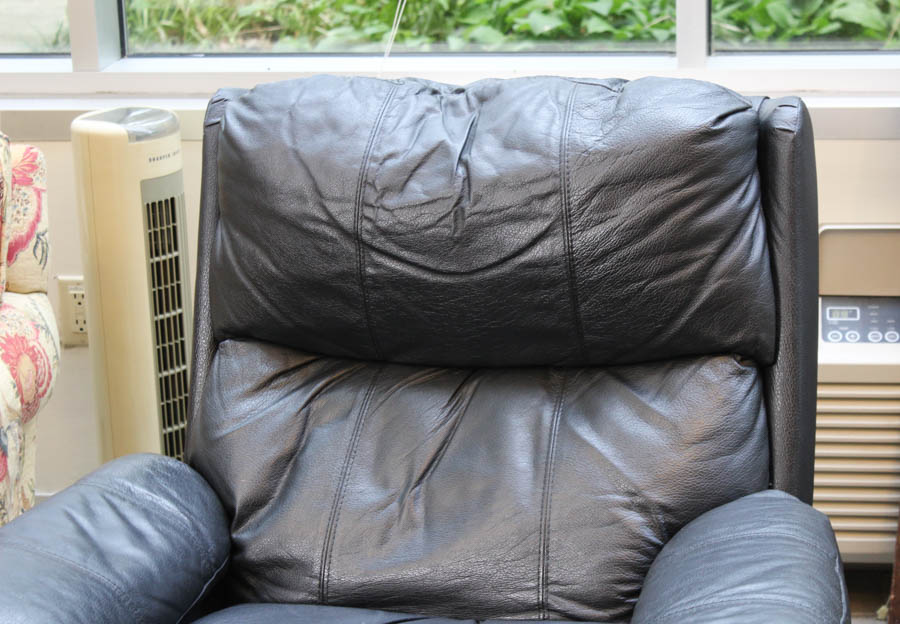 Black Leather Recliner