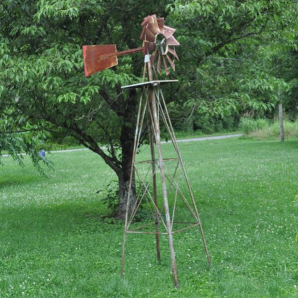 Large Metal Windmill