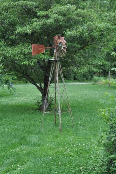 Large Metal Windmill