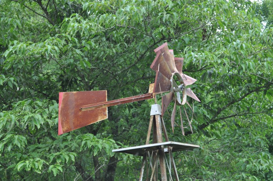 Large Metal Windmill