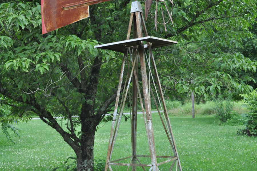 Large Metal Windmill