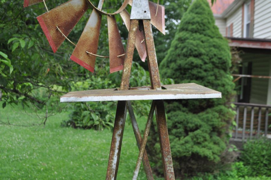 Large Metal Windmill