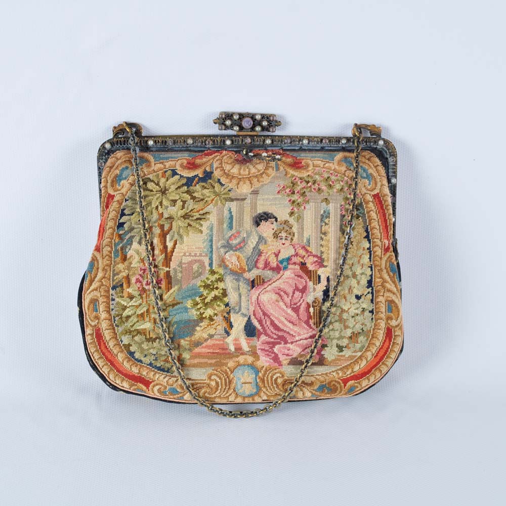 Antique Tapestry Purse