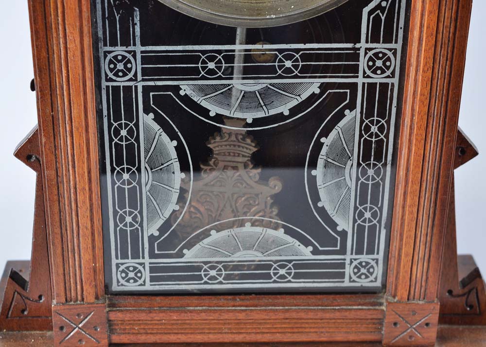 1885 William L. Gilbert Clock Co. Crius Mantel Clock