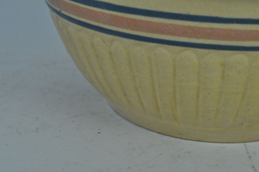 Set of Vintage Yellow Ware Ceramic Bowls