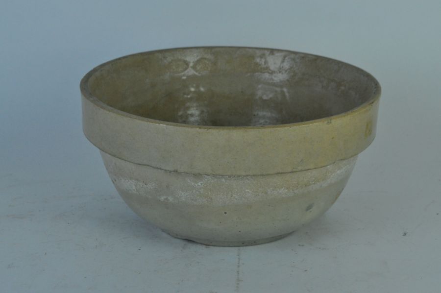 Set of Vintage Yellow Ware Ceramic Bowls