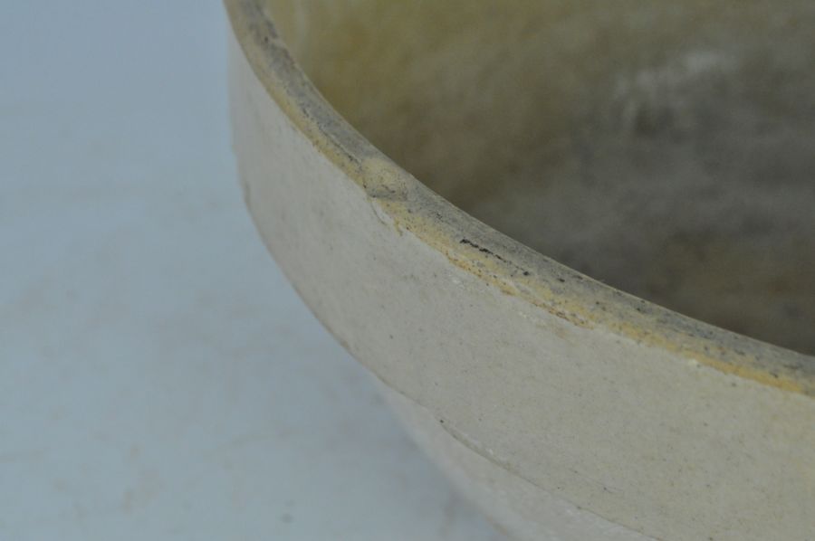 Set of Vintage Yellow Ware Ceramic Bowls