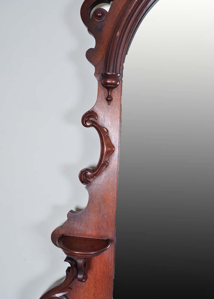 Antique Dresser with Marble Top and Mirror