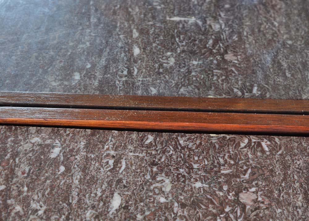 Antique Dresser with Marble Top and Mirror