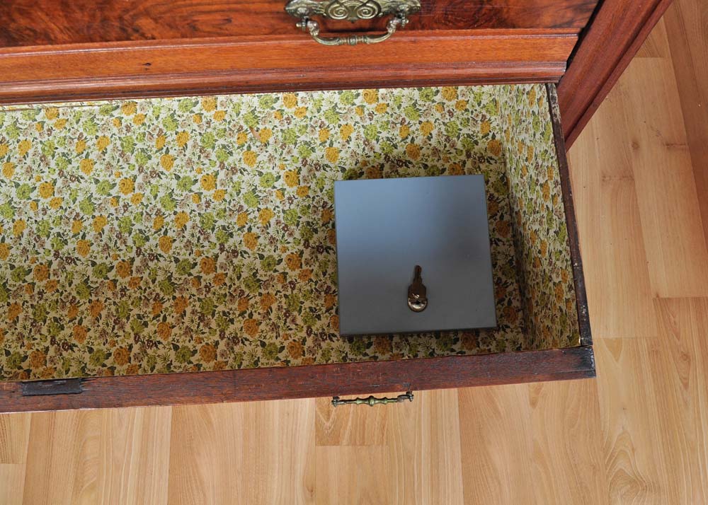 Antique Dresser with Marble Top and Mirror