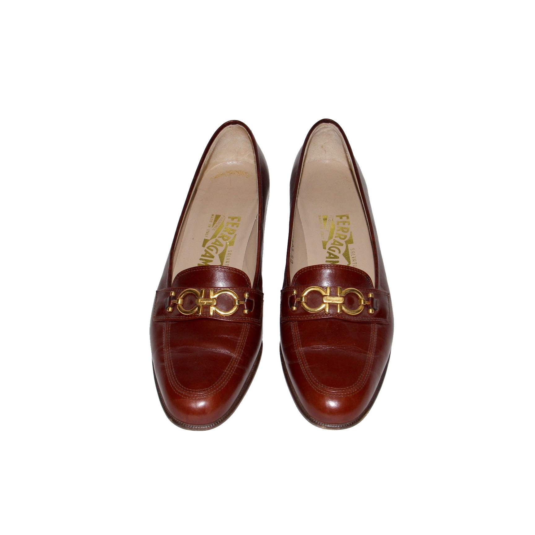 Vintage Salvatore Ferragamo Leather Loafers