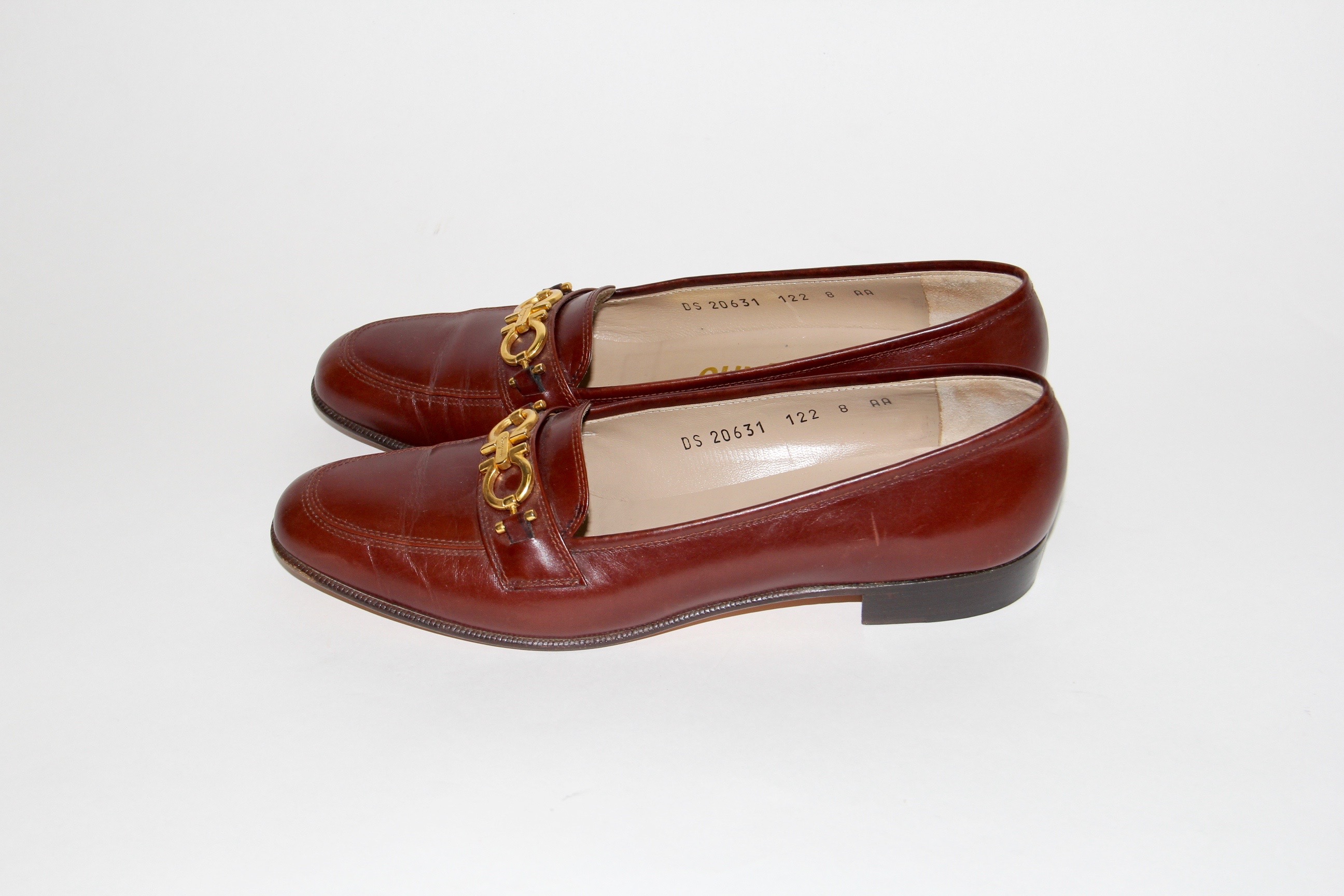 Vintage Salvatore Ferragamo Leather Loafers