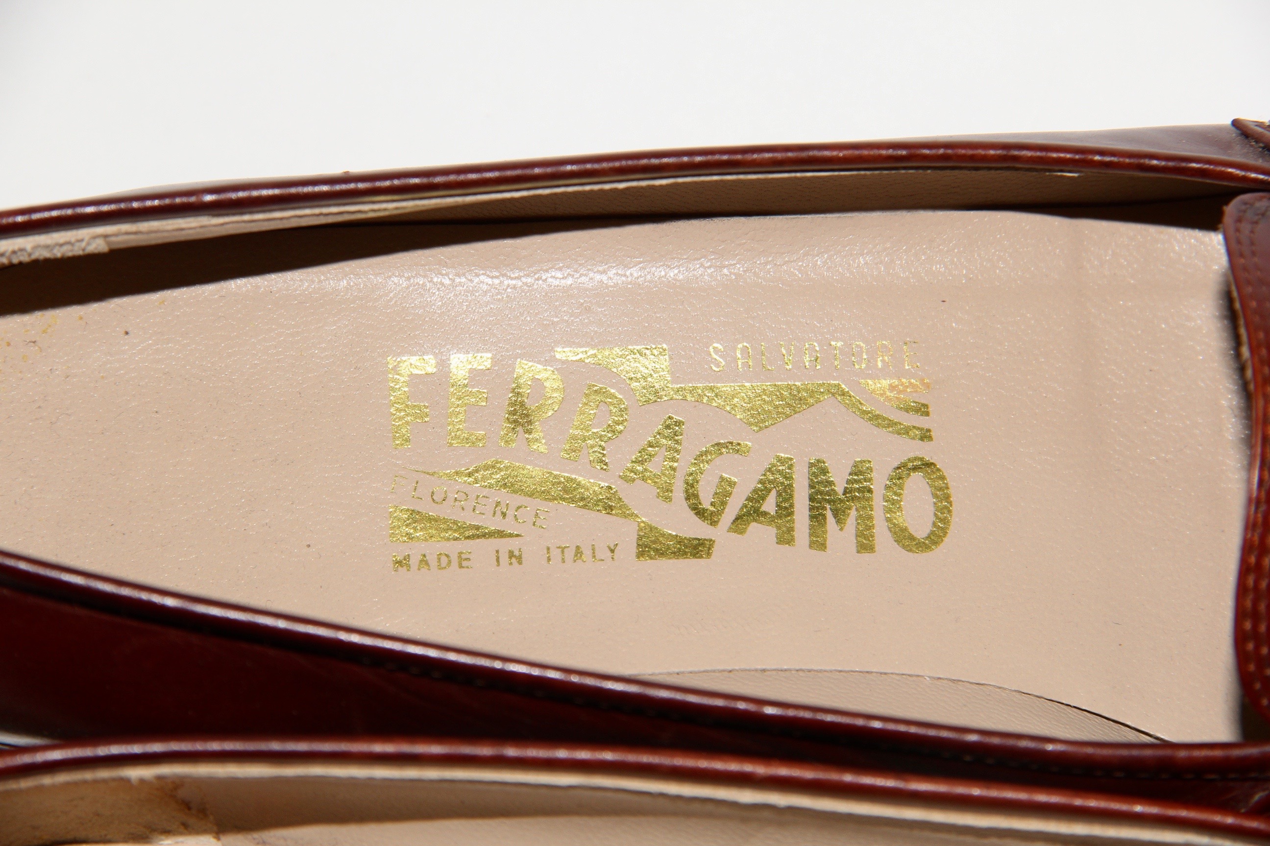 Vintage Salvatore Ferragamo Leather Loafers